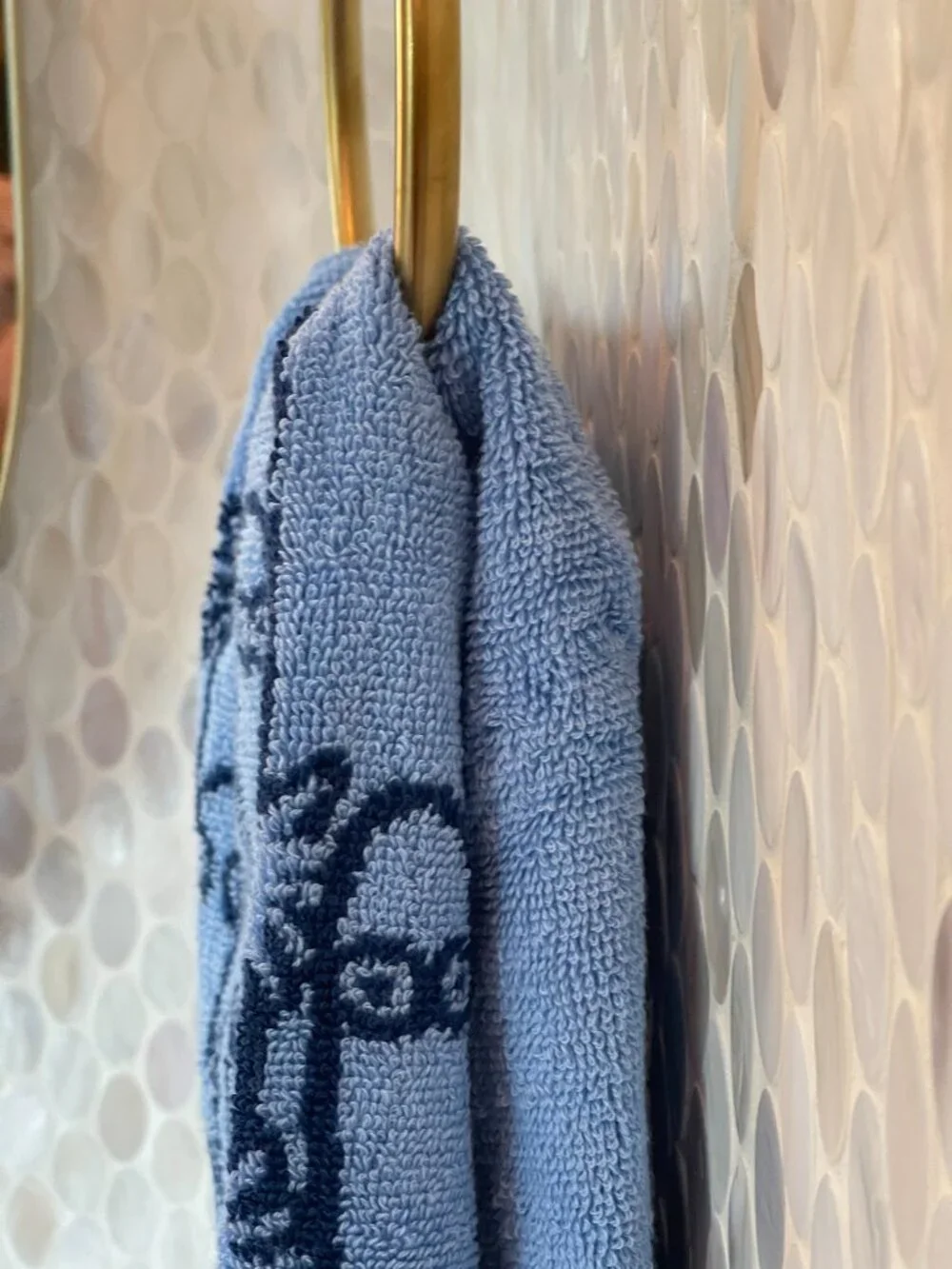 Moomin Arabia Weird Blue Creature Hand Towel – Oversized Reversible Wow Gift